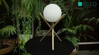 EGLO SHREE Table Lamp 300682 | Gold Steel with White Shade | Elegant Indoor Lighting