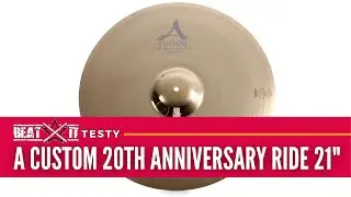 Uniwersalny ride z najwyższej p&oacute;łki: Zildjian 20th Anniversary A Custom Ride 21