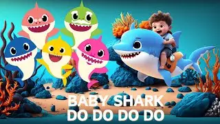 Танцуй с акулёнком и учи цвет 🌈🦈 | Песенка про морские приключения для детей | 3D детские песенки