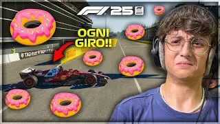F1 25 BUT I HAVE TO MAKE A DONUTS EVERY LAP!!