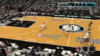 NBA 2K13 MyPlayer John Clutch Playoffs EF Heat vs Nets Game3
