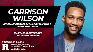 Garrison Wilson SCI Career Talks | Assistant Manager, Promotion Planning & Scheduling at HBO