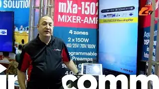 Ashly mXa-1502 Multi-zone Mixing & DSP Amplifier | InfoComm 2019