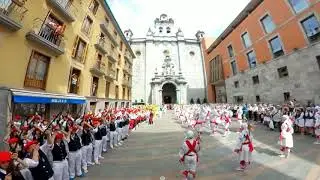 Bordon dantza en Tolosa el día de San Juan