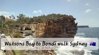 Watsons Bay to Bondi coastal walk 🚶&zwj;♀️Part 1 : stunning view in Gap Sydney Australia 🇦🇺 25 Jan 2023