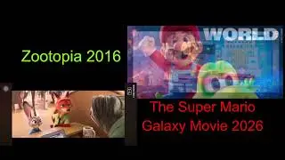 Ask Info Rob Super Mario Galaxy Movie Flash Sloth Zootopia Movie Parallels