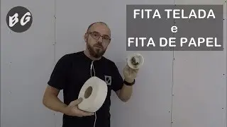 COMO APLICAR FITA TELADA E FITA PAPEL NO DRYWALL