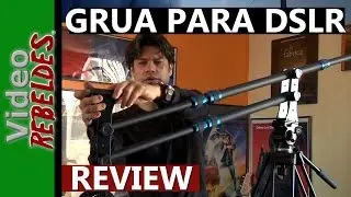 Review:GRÚA DE 4 PIES PARA VIDEO /Ephoto ideal para DSLR