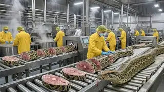 Inside the Modern Snake Meat Factory | The Process You&rsquo;ve Never Seen
