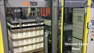 Layer Depalletizer (Bottles, Cups, Jars)