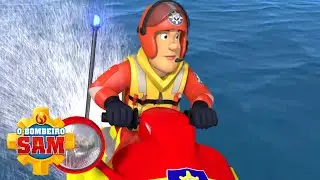 Resgate de jet ski! ⭐️ O Bombeiro Sam | Resgate de bombeiro | Desenhos para crian&ccedil;as