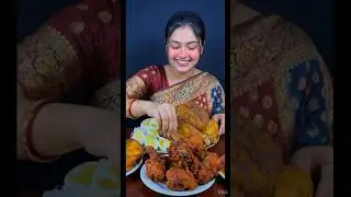 ASMR Mukbang Crispy Chicken Lollipop | Extreme Crunchy Eating Sounds(No Talking)#mukbang #asmreating