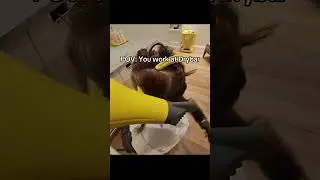 Blowout asmr #drybar #blowout #hairstylist #salon #hair #blowoutasmr #shampoo #headmassage #blowdry
