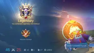Day 6 : Grandmaster I to II play with #Cyclops amazing ending @MobileLegends5v5MOBA #S38