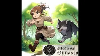 Médiéval Dynasty ep2 : Félicia contre loup, qui gagne ?