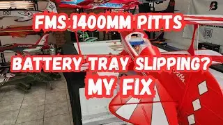 Battery tray Fix 1400mm FMS Pitts 