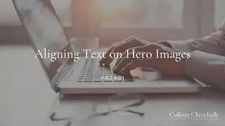 Right, Left, and Center Aligned Text on Hero Images with Kajabi