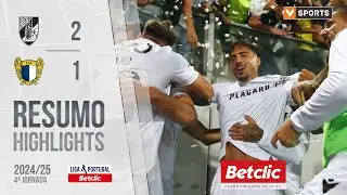 Resumo: Vitória SC 2-1 Famalicão (Liga 24/25 #4)