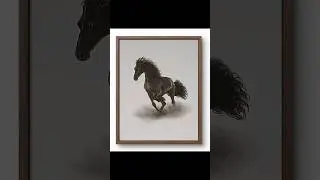how to draw running horse by pencil easy/ #shorts /horse drawing/#shortsart/
