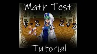 How to make a Math Minigame in RPG Maker MV/MZ (No Plugin)