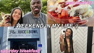 WEEKEND IN MY LIFE :) hot girl walks, acai bowls, fun in the sun🌟
