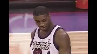 Rookie Vince Carter vs Pacers (game winner game) 