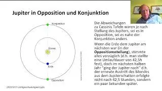 Ole Roemer und die Lichtgeschwindigkeit