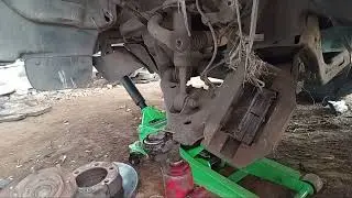 Cara buka balljoint bawah tanpa buka sayap (lower arm) mobil fortuner/innova/hilux !! hemat waktu