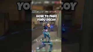How to FAKE Yoru Decoy 🤣 #valorant #valorantclips #valoranthighlights