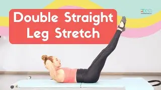 Double Straight Leg Stretch on the Mat | Online Pilates Classes