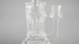 Lesiure Glass Pillar Incycler Rig at The Dab Lab.com