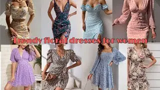 Trendy floral dresses for women || Latest floral dresses for women 2023