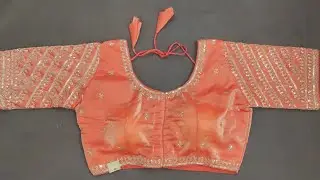 Beautiful peach colour blouse same pattern 10 colours available