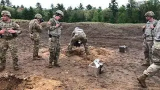 ARMY COMBAT INGENEERS EXPLOSTIONS