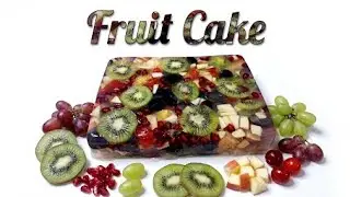 Fruit Jelly Cake | Agar Agar Jelly Fruit Cake Recipe | Yummy Tummy
