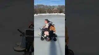Wheelchair Ice Skating!