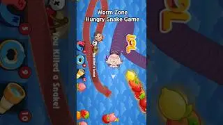 Worm Zone Hungry Snake Game #wormszone #snake #snakegame #satisfying #satisfyingvideo #gameplay