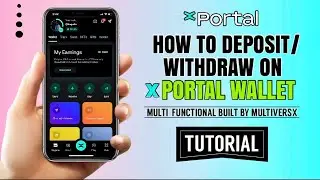 Как внести или вывести средства с кошелька xPortal | Руководство по приложению MultiversX