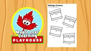 Feelings S'mores Worksheet for Kids | Maple Leaf Learning Playhouse
