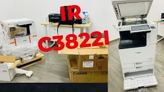 how to  installation canon Ir Ad  c3822i  machine