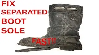 Separated Boot  Sole Repair