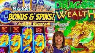 MAJOR JACKPOT-BONUS & SPINS-DRAGON'S WEALTH-REEL RICHES