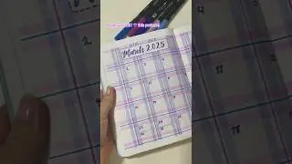 Plaid bullet journal spread! #bulletjournal #march2025 #bujocommunity