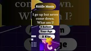 RIDDLE MANIA #quiz #solvethepuzzle #riddleswithanswers #riddles
