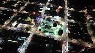 Parque iluminado