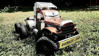 AXIAL SCX 10 (dual motor) AR60 (axles) 6x6 SEMI TRACTOR