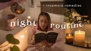 🌙 try this night routine for deep sleep | my insomnia diary