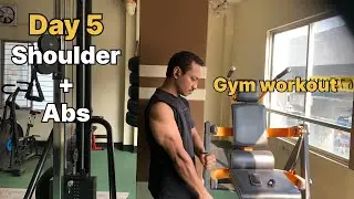 &ldquo;Day 5 Shoulder + Abs Workout | Bangla Gym Routine | Muscle Building Guide&rdquo;