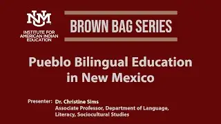 Brown Bag Series with Dr Christine Sims