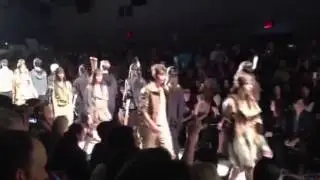 Votivo Behind the Scenes at Nicholas K Runway